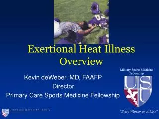 Exertional Heat Illness Overview