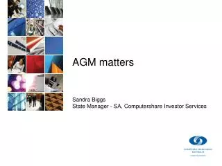 AGM matters