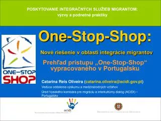 One-Stop-Shop: Nové riešenie v oblasti integrácie migrantov