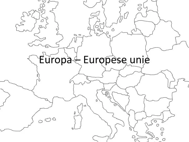 europa europese unie