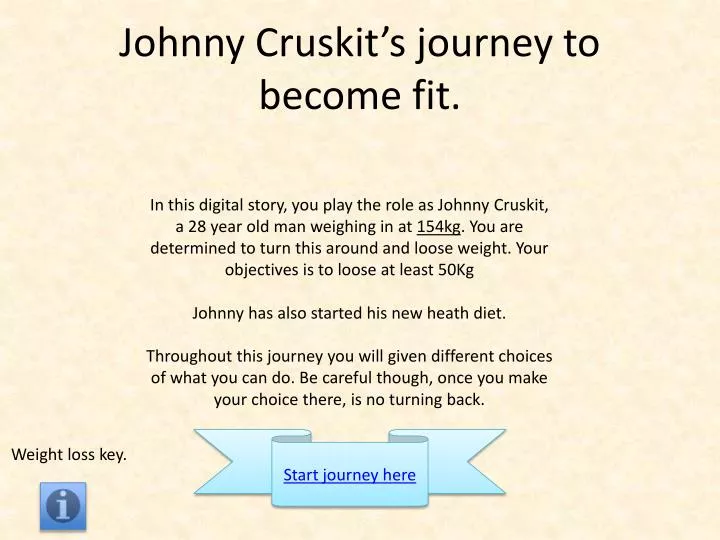 johnny cruskit s journey to become fit