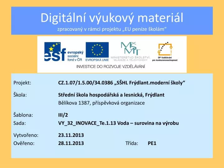 digit ln v ukov materi l zpracovan v r mci projektu eu pen ze kol m