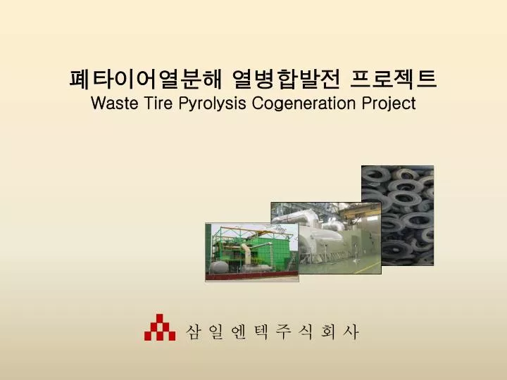 waste tire pyrolysis cogeneration project