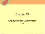 Legal Rights in Employment: Obligations and Dilemmas - slide 1