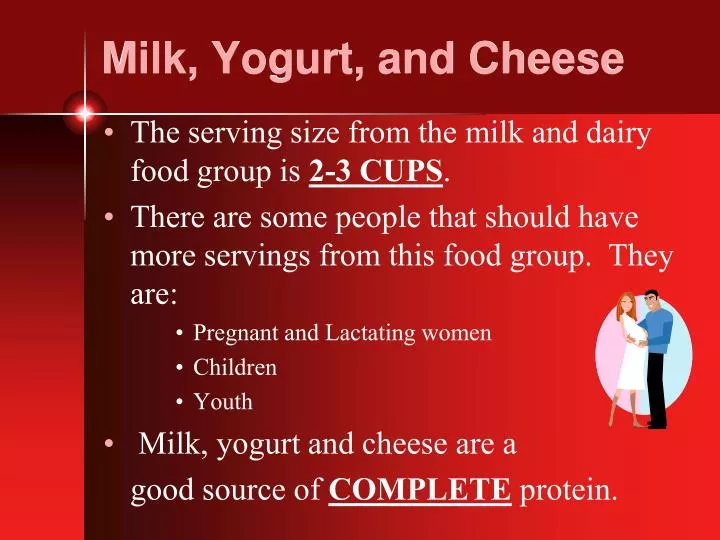 milk yogurt and cheese
