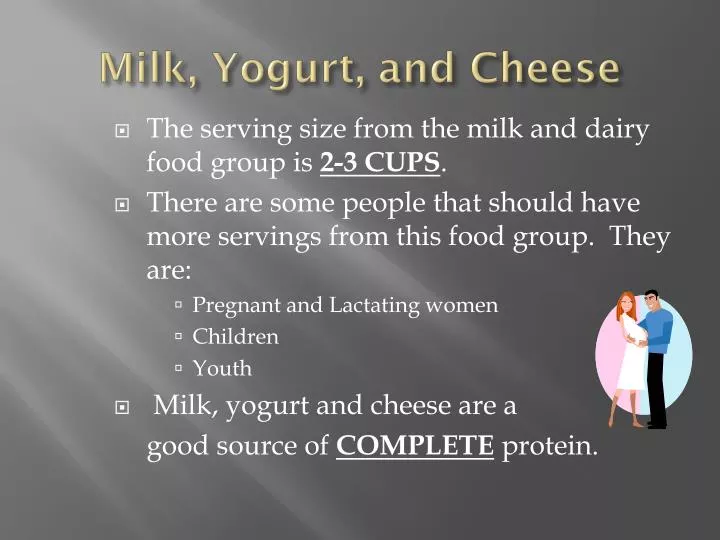 milk yogurt and cheese