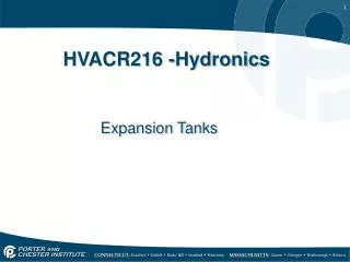 HVACR216 -Hydronics
