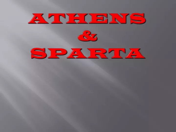 athens sparta