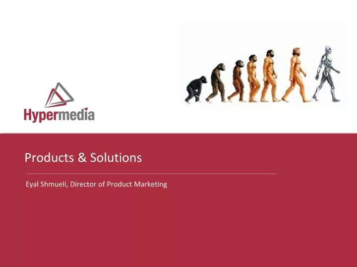 products solutions
