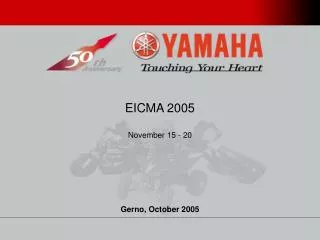 EICMA 2005 November 15 - 20
