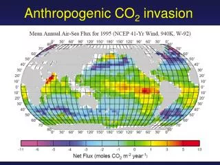 Anthropogenic CO 2 invasion