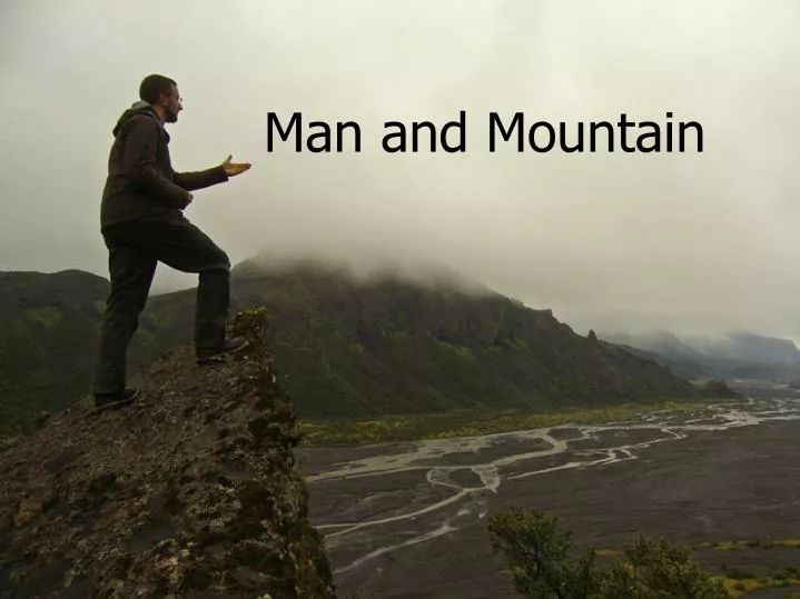 man and mountain