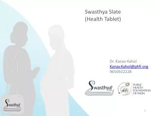 Swasthya Slate (Health Tablet)