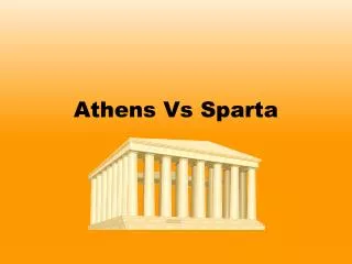 Athens Vs Sparta