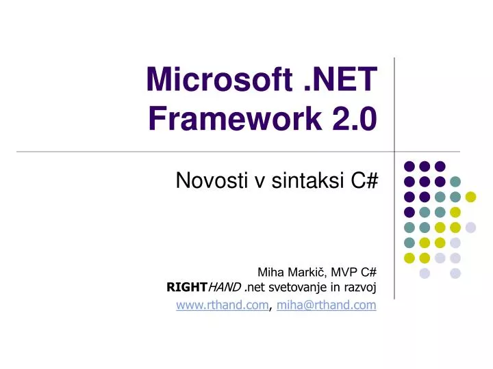 microsoft net framework 2 0