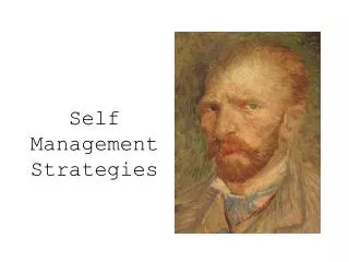 Self Management Strategies