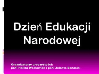 Dzień Edukacji Narodowej