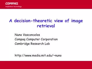 A decision-theoretic view of image retrieval