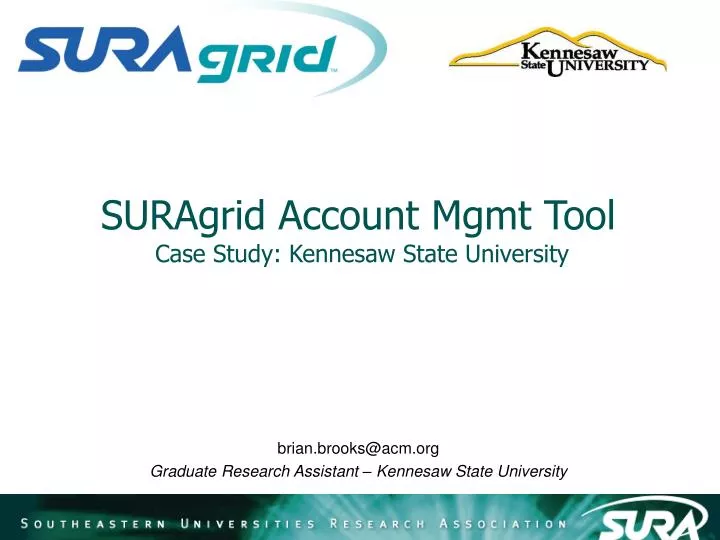 suragrid account mgmt tool case study kennesaw state university