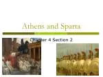 Athens and Sparta - slide 1