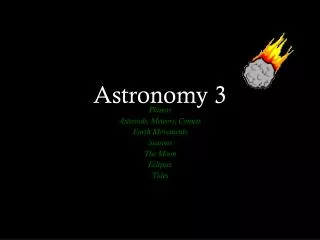 Astronomy 3
