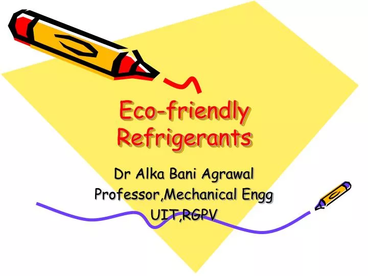 eco friendly refrigerants