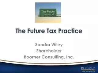 The Future Tax Practice