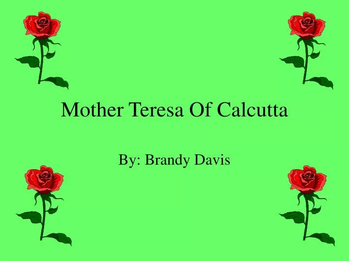 mother teresa of calcutta