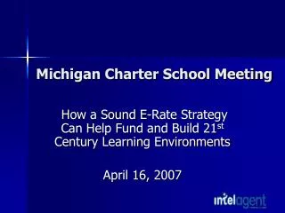 Michigan Charter School Meeting