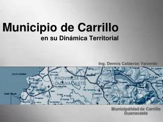 Municipio de Carrillo en su Dinámica Territorial