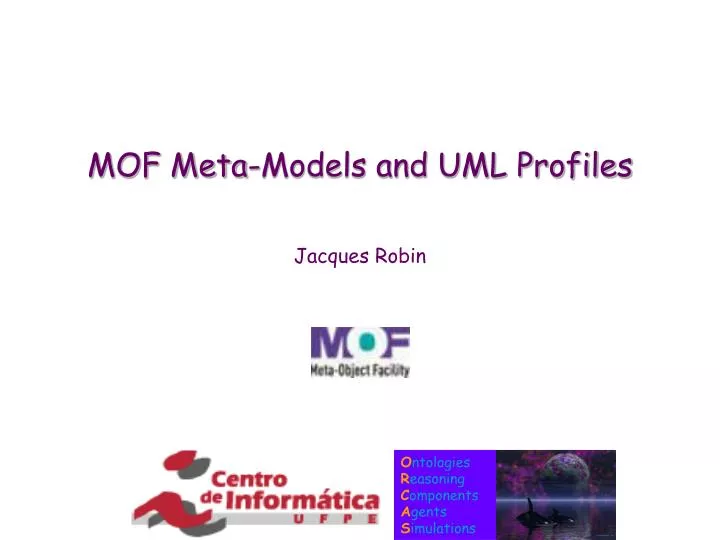 mof meta models and uml profiles