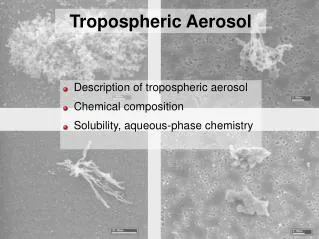 Tropospheric Aerosol