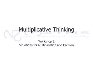 Multiplicative Thinking