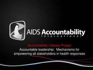 Accountability Literacy Project