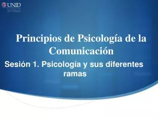 Principios de Psicología de la Comunicación
