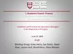 Academic Faculty Search Guidelines and Processes - slide 1