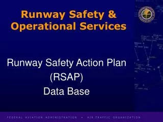 Runway Safety &amp; Operational Services