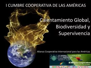 Calentamiento Global, Biodiversidad y Supervivencia