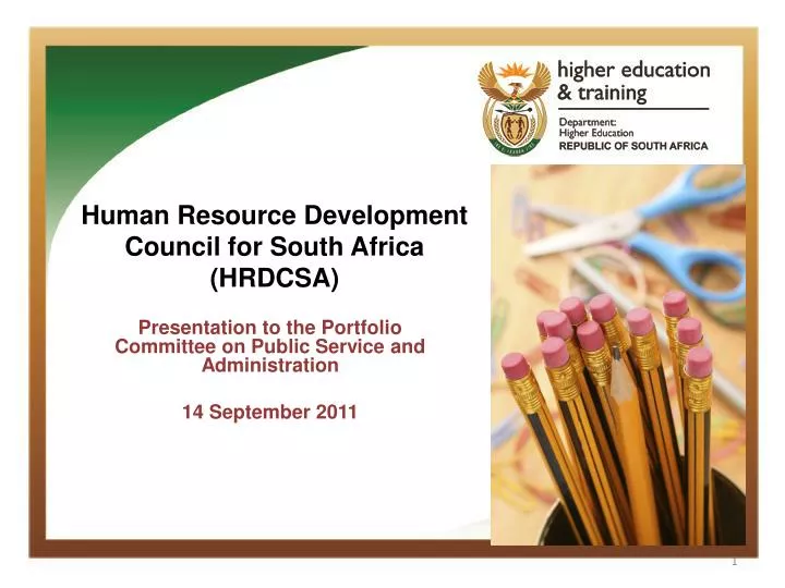 human resource development council for south africa hrdcsa