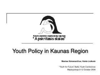 Youth Policy in Kaunas Region