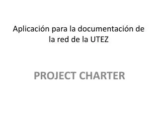 Aplicación para la documentación de la red de la UTEZ