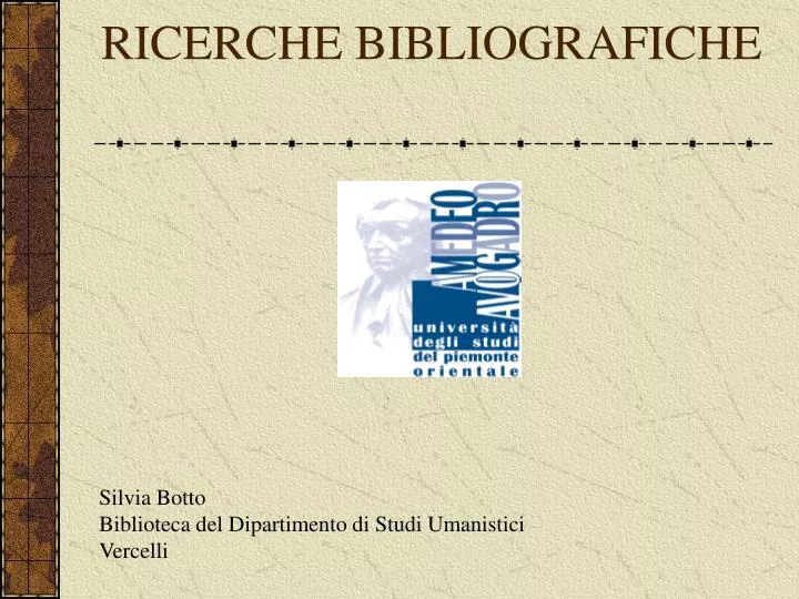 ricerche bibliografiche