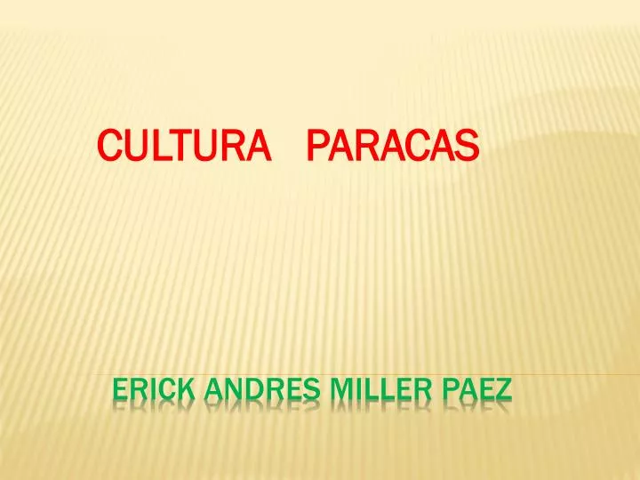 cultura paracas