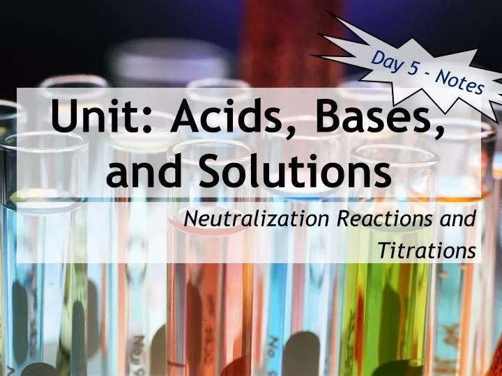 unit acids bases and solutions