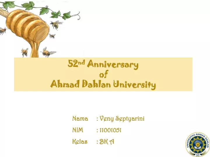 52 nd anniversary of ahmad dahlan university