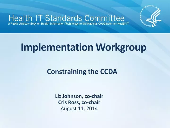 implementation workgroup