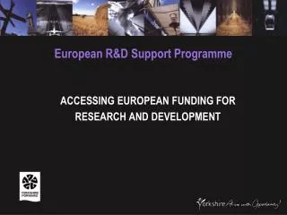 European R&amp;D Support Programme
