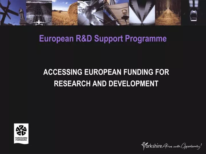 european r d support programme