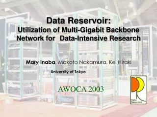 Data Reservoir: Utilization of Multi-Gigabit Backbone Network for Data-Intensive Research