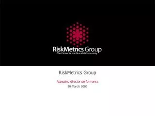 RiskMetrics Group